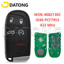 Datong World Car Key For Jeep Grand Cherokee 2014-2018 433Mhz ID46 PCF7953 M3N40812302 Replace Keyless Entry Promixity Card 2024 - buy cheap