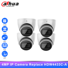 Dahua ip câmera de segurança IPC-HDW4433C-A 4mp hd poe ir 30m visão noturna luz das estrelas camara dome microfone embutido venda inteira 10 pc/lote 2024 - compre barato