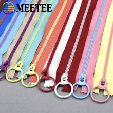 10Pcs Meetee 15-40cm 3# Resin Zippers Ring Zip Slider Closed End Zipper for Sewing Bags Wallet Purse Clothes Accessories 2024 - buy cheap