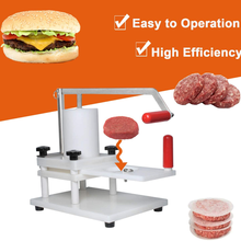110-130mm Commercial Hamburger Patty Maker Manual Hamburger Forming Machine Burger Press With 500pcs Hamburger Patty Paper Sheet 2024 - buy cheap