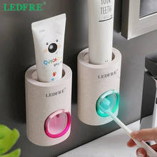 LEDFRE Toothpaste Squeezer Home Use Plastic Toothbrush Holder Wall Mounted Bathroom Accessories Dispenser Dropshipping LF71005 2024 - buy cheap