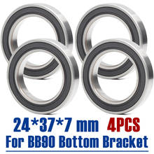 MR2437-2RS Ball Bearing 24*37*7 mm 4Pcs Chromium Steel Direct Press Dust Seal 27377 LLB Crank Bearings for BB90 Bottom Bracket 2024 - buy cheap
