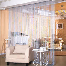 2.9x2.9m Modern Living Room Curtains Thread Curtains String Curtain Door Bead Sheer Curtains for Window Bedroom Cortinas Salon 2024 - buy cheap