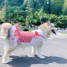 Summer Dog Dress Poodle Bichon Corgi Dog Clothes Samoyed Husky Golden Retriever Big Dog Clothing Large Pet Outfit Dropshipping 2024 - buy cheap