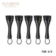 NAOMI 5 uds violín cordal 3/4 violín cordal de aleación de aluminio para 3/4 violín nuevo piezas y accesorios 2024 - compra barato