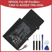 Bateria original da substituição 43wh np03xl para hp pavilion x360 13-a010dx HSTNN-LB6L TPN-Q146 baterias do portátil 2024 - compre barato