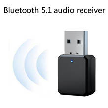 Adaptador receptor de Audio inalámbrico USB, Bluetooth 5,1, altavoces de música, llamadas manos libres, 3,5mm, AUX, adaptador estéreo Bluetooth 5,0 2024 - compra barato