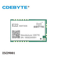 LoRa 868MHz 915MHz SX1262 SX1268 30dBm E22-900T30S-V2.0 SMD UART Wireless Transmitter and Receiver Long Range RF Module IoT 2024 - buy cheap