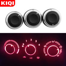 Kiqi-botão aquecedor de ar condicionado, 3 peças, botões de controle de clitóris, adequado para mazda 6 2005-2012, acessórios para carros 2024 - compre barato