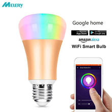 WiFi Smart LED Light Bulb E26 E27 7W Equivalent 60W RGB Warm Cool White Dimmable Pendant Lamp Voice Control by Alexa Google Home 2024 - buy cheap