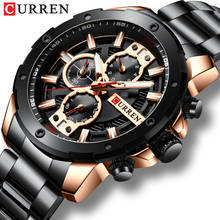 CURREN Luxury Quartz Wristwatch Men Sport Watches Relogio Masculino 8336 Stainless Steel Band Chronograph Clock Male Waterproof 2024 - buy cheap