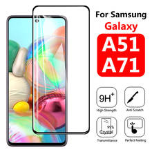 Glass Case For Samsung Galaxy A51 A71 Screen protector Film Case For Samsung Samsun A 51 71 Tempered Glas Armored Full Covered 2024 - buy cheap