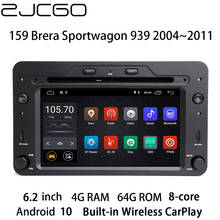 Radio con GPS para coche, reproductor Multimedia con DVD, estéreo, pantalla Android, para Alfa Romeo 159, Brera, Sportwagon 939, 2004 ~ 2011 2024 - compra barato