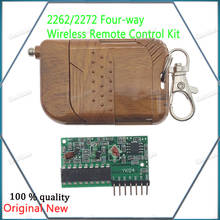 1set! 2262/2272 four-way wireless remote control kit M4 non-locking receiving board with four-button wireless remote control 2024 - buy cheap