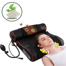 Big size Electric Neck Relaxation Massage Pillow Back Heating Kneading Infrared therapy shiatsu AB Massager 2024 - buy cheap