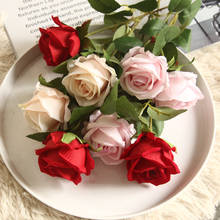 Искусственный шелк, 1 шт., букет французских роз, цветочный букет, искусственный цветок, для оформления стола, Маргаритка, свадебные цветы, Де... 2024 - купить недорого