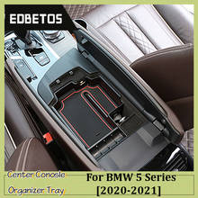 Caja de consola Central de coche para BMW 5 Series G30 G31 2020 2021, accesorios, caja de contenedor de paleta de almacenamiento multifunción Central 2024 - compra barato