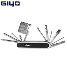 Repair Tool GIYO 13 in 1 Outdoor Sports PT-01 Bicycle Multi-function Folding Tools Professional Maintenance Toolset 2024 - buy cheap