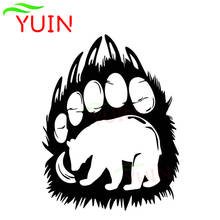 Bear Paw Creative Car Decals Fashion Body Decoration Personalized PVC Waterproof Sunscreen Stickers Can Be Customized Color 2024 - buy cheap