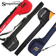 Sougayilang-bolsa portátil para caña de pescar, bolsas de hombro de gran capacidad para caña de pescar, tubos de almacenamiento en 4 colores, resistente al agua, 75cm 2024 - compra barato
