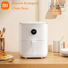 Xiaomi-freidora de aire inteligente Mijia, gran capacidad de 3,5 l, sin aceite, máquina eléctrica para patatas fritas, Control por voz y aplicación 2024 - compra barato