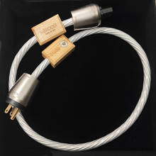 Cable de alimentación de Odin 2 para audiófilo, Cable de Audio de 14AWG Chapado en plata, versión US / EU 2024 - compra barato