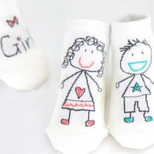Новые весенние детские носки, милые хлопковые носки для мальчиков и девочек, носки для новорожденных 2024 - купить недорого
