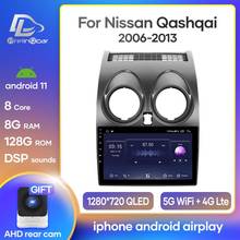 Prelingcar-rádio automotivo estéreo com android 10 para nissan qashqai j10, reprodutor de vídeo, navegação gps, sem 2 din 2024 - compre barato