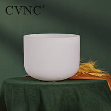 CVNC 7-дюймовый любой Note C D E F G A B C # D # F # G # A # чакра матовая кристаллическая зеркальная чаша 2024 - купить недорого