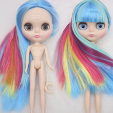 Nude blyth doll,nice dolls Multicolored hair 2024 - buy cheap