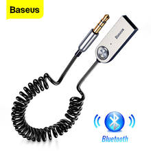 Baseus Aux Bluetooth адаптер для автомобиля 3,5 мм разъем Aux Bluetooth 5,0 4,2 4,0 приемник динамик аудио музыкальный приемник 2024 - купить недорого