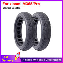 Pneu durável para xiaomi mijia m365 scooter buraco sólido pneus amortecedor não pneumático pneus de borracha de amortecimento roda 2024 - compre barato