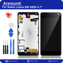 For Nokia Lumia 550 N550 4.7" LCD Display Touch Screen Digitizer Assembly With Frame Replacement LCDs + Gift 2024 - buy cheap