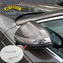 Tira de espejo retrovisor de coche, accesorios de decoración de coche, cubiertas de marco de cromo para Audi A4 b9 2016 2017 ABS, 2 uds. 2024 - compra barato