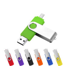 Colorful Smartphone OTG Pen Drive 32GB USB Flash Drive 64GB 16GB 8GB 4GB TYPE-C 3 in 1 Pen Drive Cle USB 2.0 Memory Stick 2024 - buy cheap