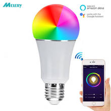 E26 E27 WIFI Smart LED Light Bulb Lamp 7W Equivalent 70W 600lm RGB Cold White 6000K Romote Voice Control Tuya Alexa Google Home 2024 - buy cheap