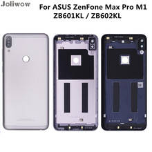 Задняя крышка корпуса для ASUS ZenFone Max Pro M1 ZB601KL ZB602KL, задняя крышка батареи, дверь с клеем, запасные части 2024 - купить недорого