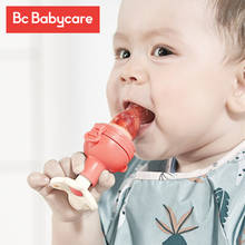 BC Babycare младенческой Овощной фруктовый Ниблер Фидер спиральная ходовая детская силиконовая соска 2 шт Безопасный Прорезыватель для сосков S M BPA бесплатно 2024 - купить недорого