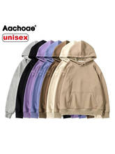 Aachoae Women Couple Hoodies Sweatshirt Fleece 100% Cotton Tracksuit Sports Sweatshirt 2021 Winter Japanese Casual Loose Jumper 2024 - купить недорого