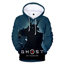 New Ghost Of Tsushima Hoodie 3D Print Long Sleeve Sweatshirts Men/Women Hoodies Streetwear Cosplay Game Hip Hop Coat Clothes 2024 - buy cheap
