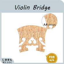 1pc mestre aa grau qualidade bordo barroco violino ponte 4/4 violino peças uso 2024 - compre barato