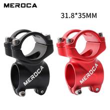 MEROCA-vástago corto para bicicleta de montaña, aleación de aluminio, ultraligero, manillar de bicicleta Iamok de 31,8mm, vástago hueco de 35mm 2024 - compra barato
