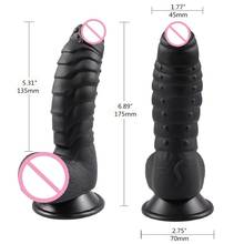 7 Inch Realistic Big Silicone Dildo Suction Cup Male Anal Pussy Plastic Artificial Rubber Penis Female Adult Sex Toys For Woman 2024 - buy cheap
