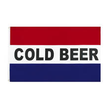 60X90/90X150CM Cold Beer Flag Christmas Decorations For Home Banner Gifts 2024 - buy cheap