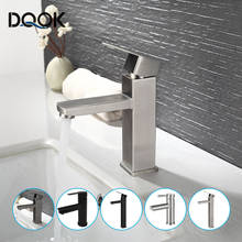 Basin Sink Bathroom Faucet Deck Mounted Hot Cold Water Basin Mixer Taps Matte Black Lavatory Sink Tap Crane 2024 - buy cheap