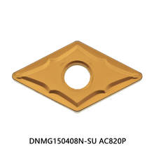 DNMG150408N-SU-insertos de carburo de acero, herramientas de torneado, cortador de torno, 100% Original, AC820P, DNMG150408, N-SU, DNMG 150408, DNMG1504 2024 - compra barato