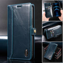 Luxury Leather Wallet Card Case for iPhone 13 Pro Max 12 11 X XS XR SE 2022 8 7 6 6s Plus Magnetic Flip Stand Phone Cover Coque 2024 - buy cheap