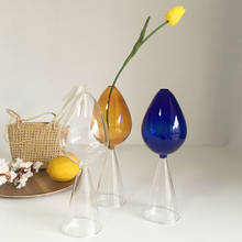 Flower Vase Nordic Vase Glass Tabletop Hydroponic Home Decorative Vases Hydroponic Terrarium Wedding Arrangement 2024 - buy cheap
