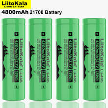 LiitoKala-batería recargable de Ion de litio, pila de litio de 2021 V, 3,7, 21700 mAh, 9,6a, tasa de descarga 2C, Lii-48S 2024 - compra barato