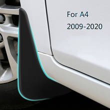 Для Audi A4 B9 брызговики 4 шт. переднее заднее автомобильное крыло брызговики защита брызговик подходит A4 2009-2020 автомобильные аксессуары 2024 - купить недорого